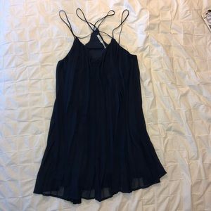 Urban Outfitters Navy Blue Strappy Shift Dress